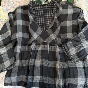Plaid madewell top